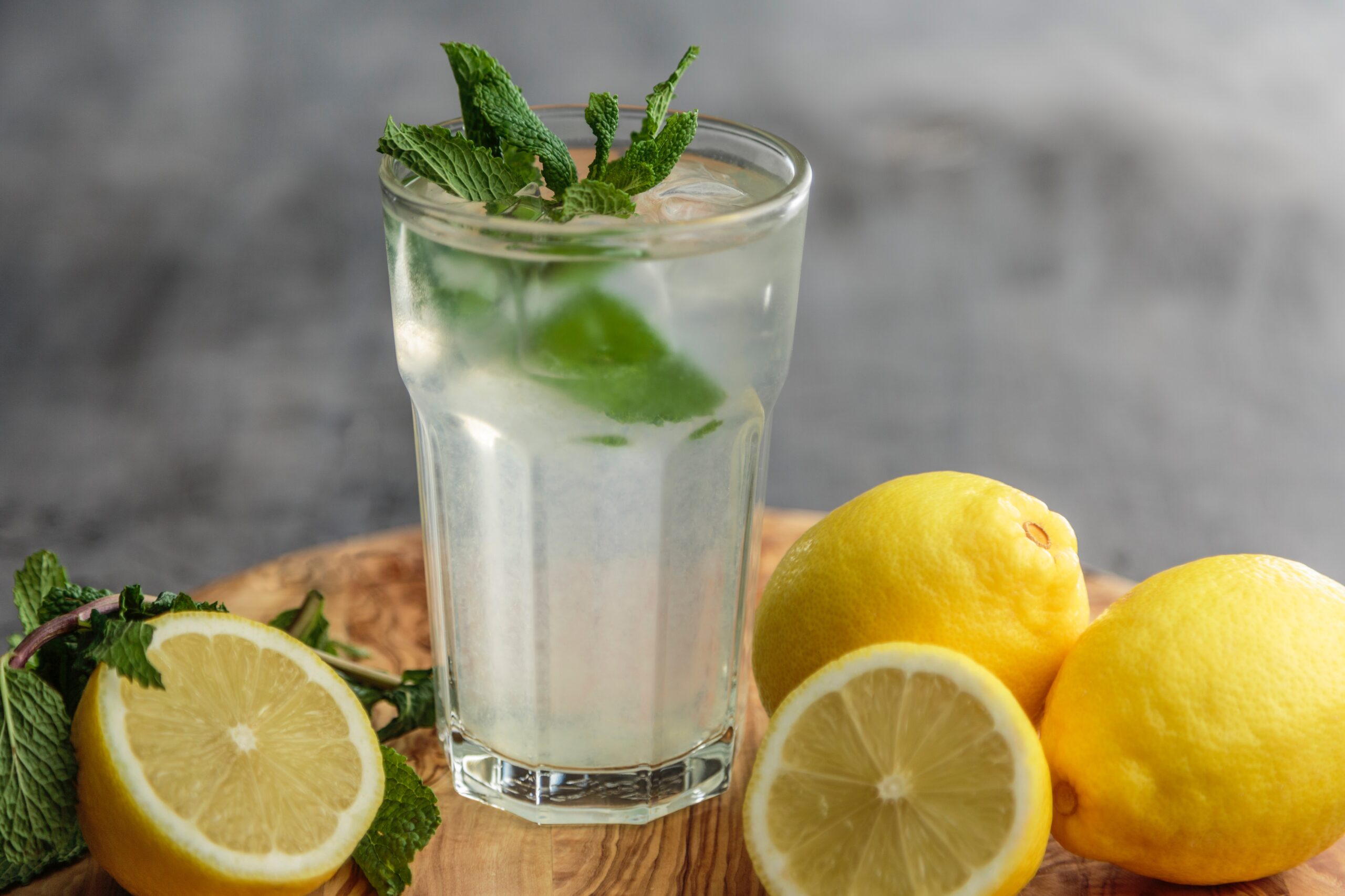 Lemon and Mint Detox Water
